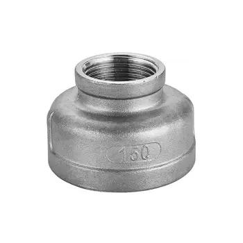 Stainless Steel Reducing Socket Banded stainless threaded Pipe Connector 304 316 Internal Thread Coupling Female Threaded Nipple