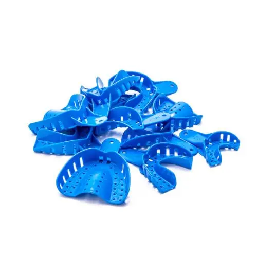 Blue Dental Impression Kit Dental Alginate Impression Material Endodontic Impression Tray