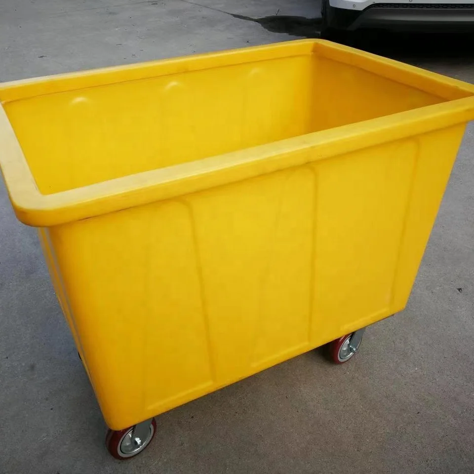 High Quality Plastic Laundry Cart And Laundry Trolleys For Hotel And