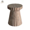 White Bone & Acacia Wood Natural Color