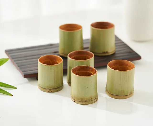 Изделия сделанные во Вьетнаме экологически чистые бамбуковые чашки натуральные 100% от поставщика Вьетнам