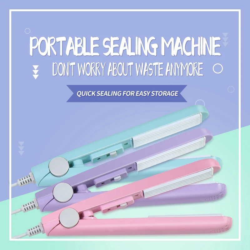 Mini Sealer Machine Snack Plastic Bag Sealer Mini Portable Plastic Bag