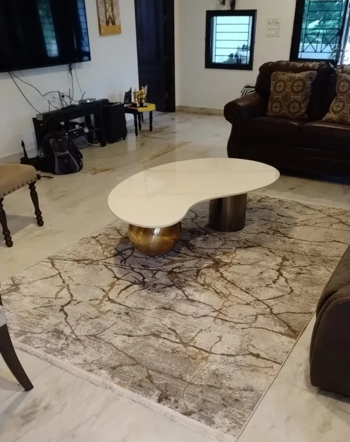 Modern Style Side Table/Stool Dual-Use Coffee Tables for Living Room Home Bedroom Kitchen or Gym-Decorative Round Feature