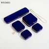 Blue set box with gold line