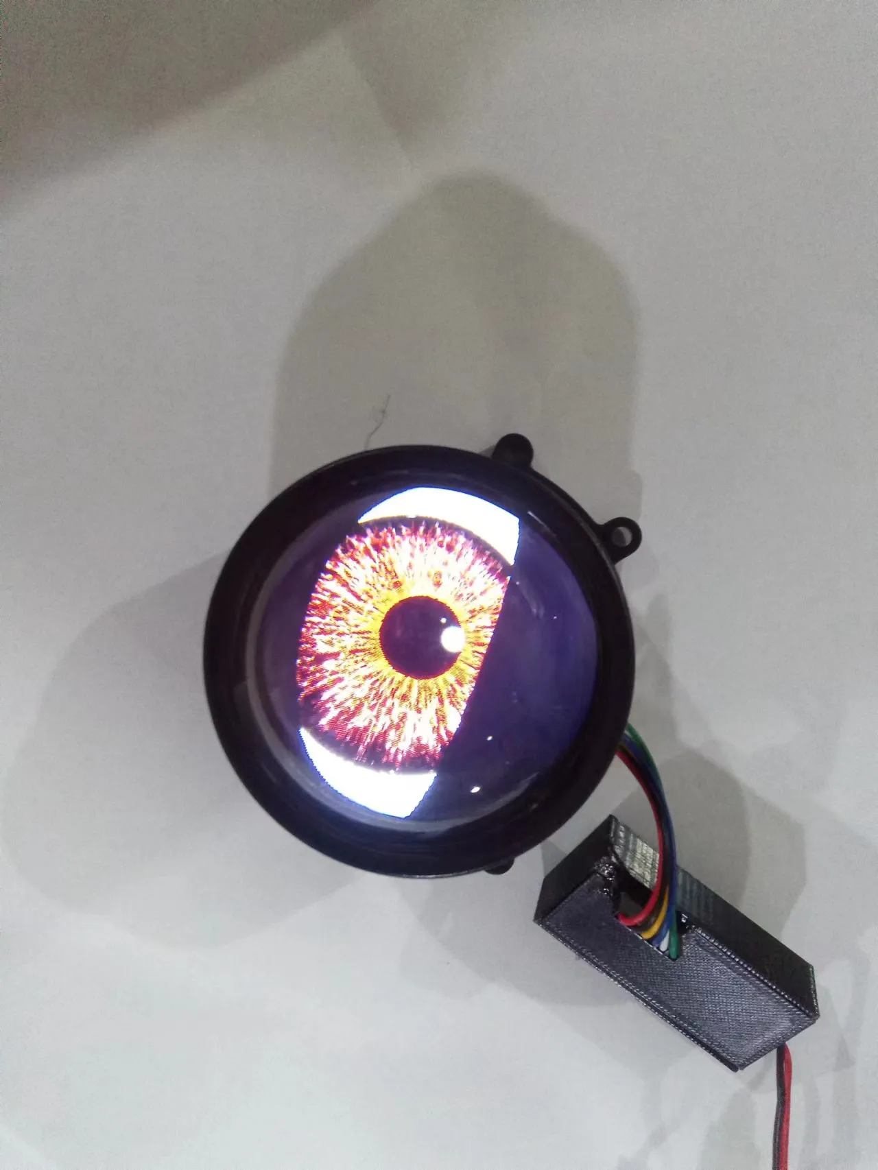 Universal Blink Demon Eyes Devil Led Headlight Lens 12V 3 Inch Bi Led Projector Car Led Headlights Eye Light