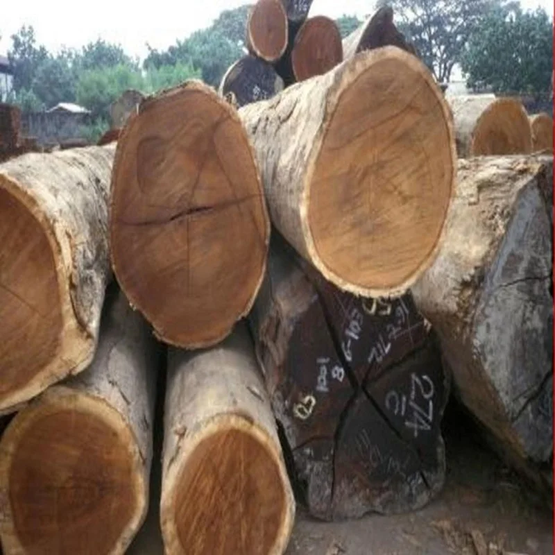 Wholesale Doussie Logs Made For Wood Wood Rough Square Logs Hard Wood