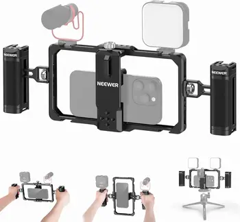NEEWER PA009 Upgraded Phone Rig Vlogging Kit