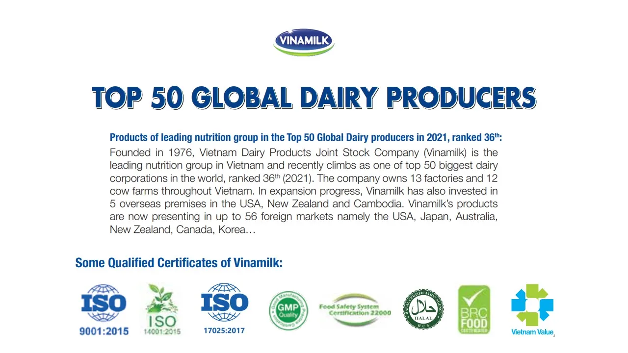 Vinamilk Fat Filled Milk Powder Instant Fortified With Extra Vitamin