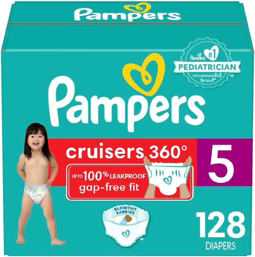 Pampers Easy Ups Bluey Training Pants Toddler Boys Size 3T/4T 124 Count (Select Sizes for More Options)