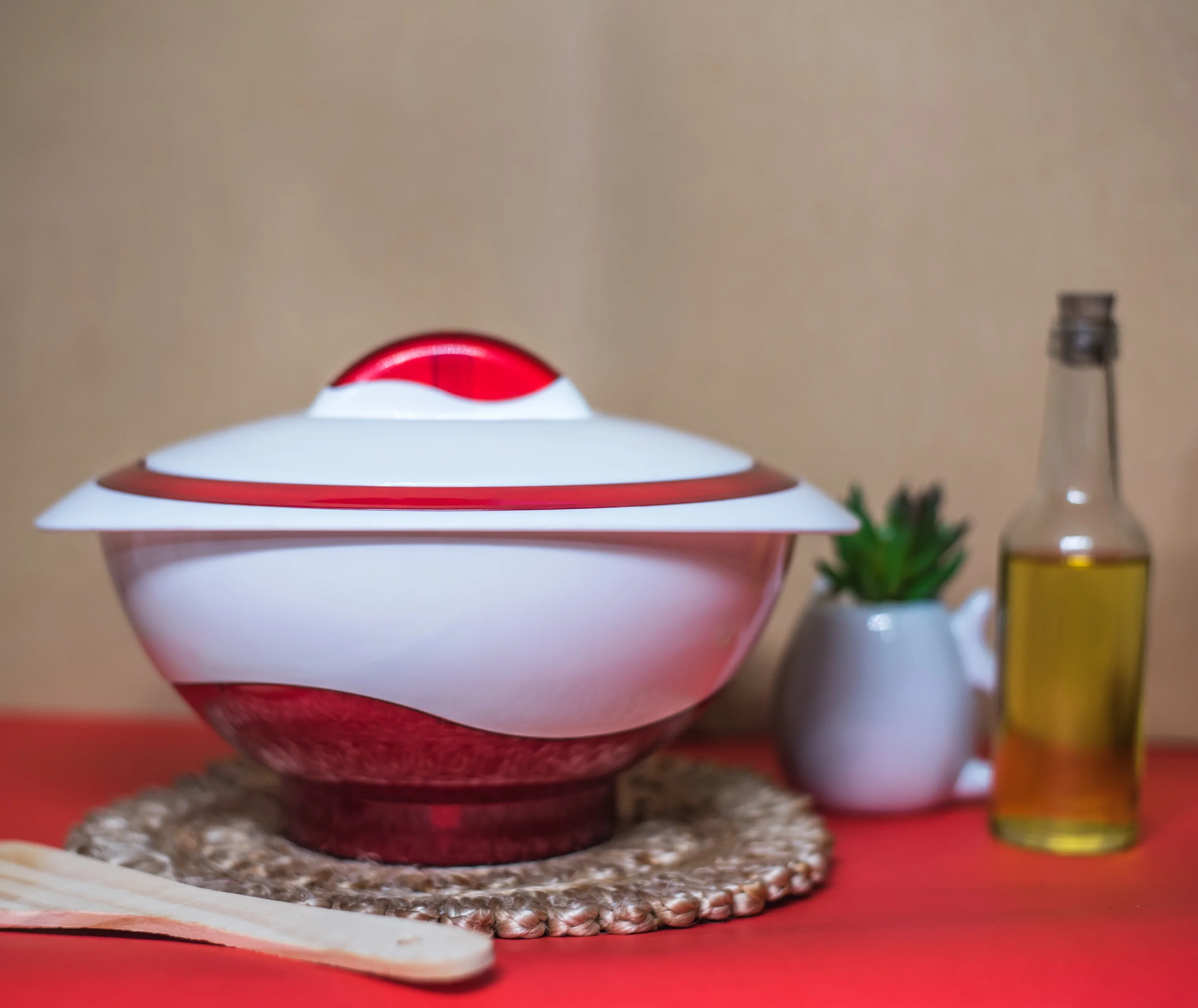 1000ml Insulated Thermal Casserole Hot Pot Container Spill Proof