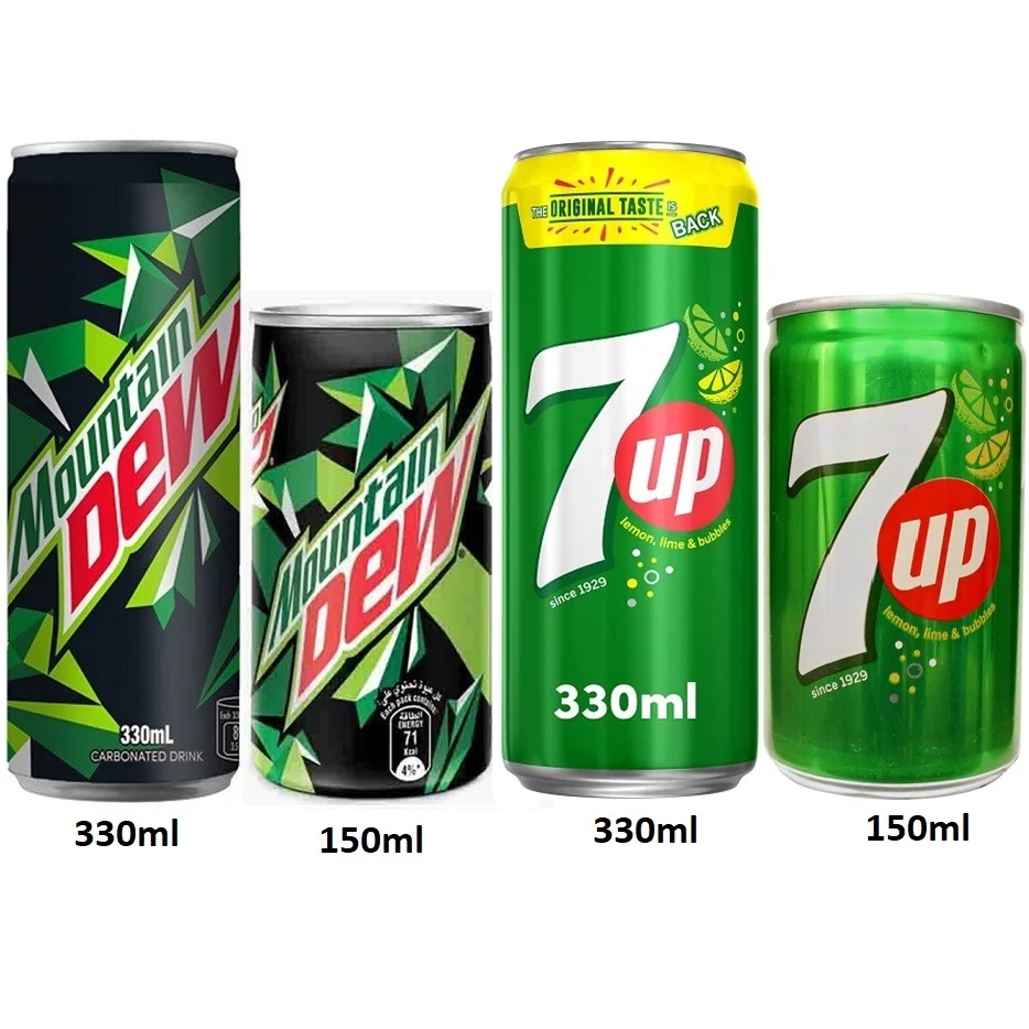 Soft Drinks Cans,Soft Drinks Rnb,Carbonated Drinks,150ml,250ml,300ml