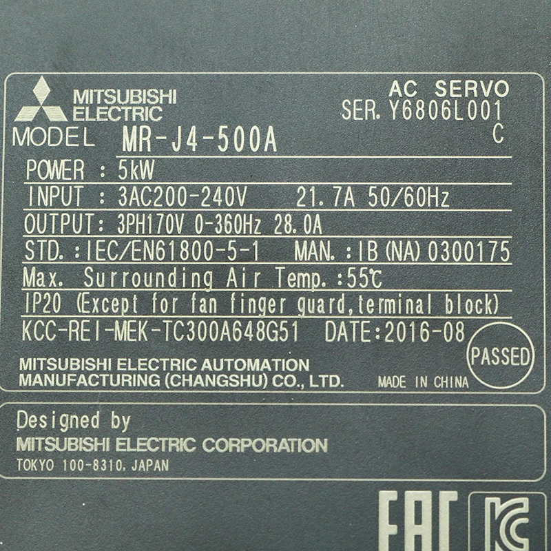 Mitsubishi MR-J4-500A Servo Drive - 1 Year Warranty & DHL Shipping