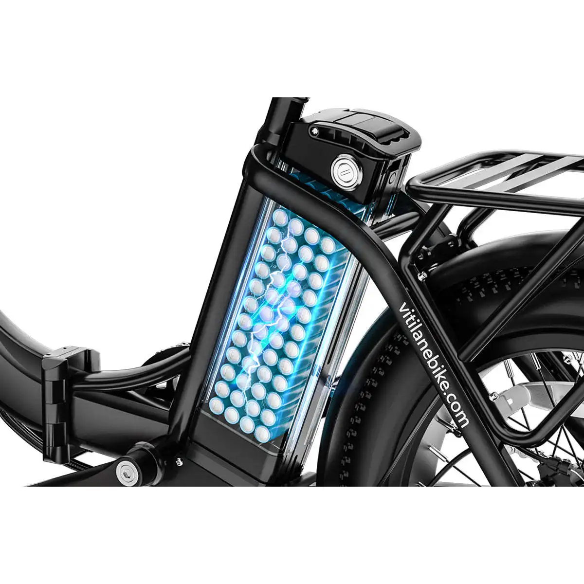 U3 Premium Electric Folding Bike with Full Suspension and Foldable Fat Tire Providing Comfort and Stability
