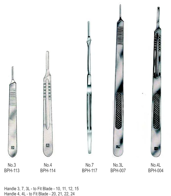 Instrument Handle Medical Surgical Scalpel Round Handle B.P Handle Oral Surgical ...