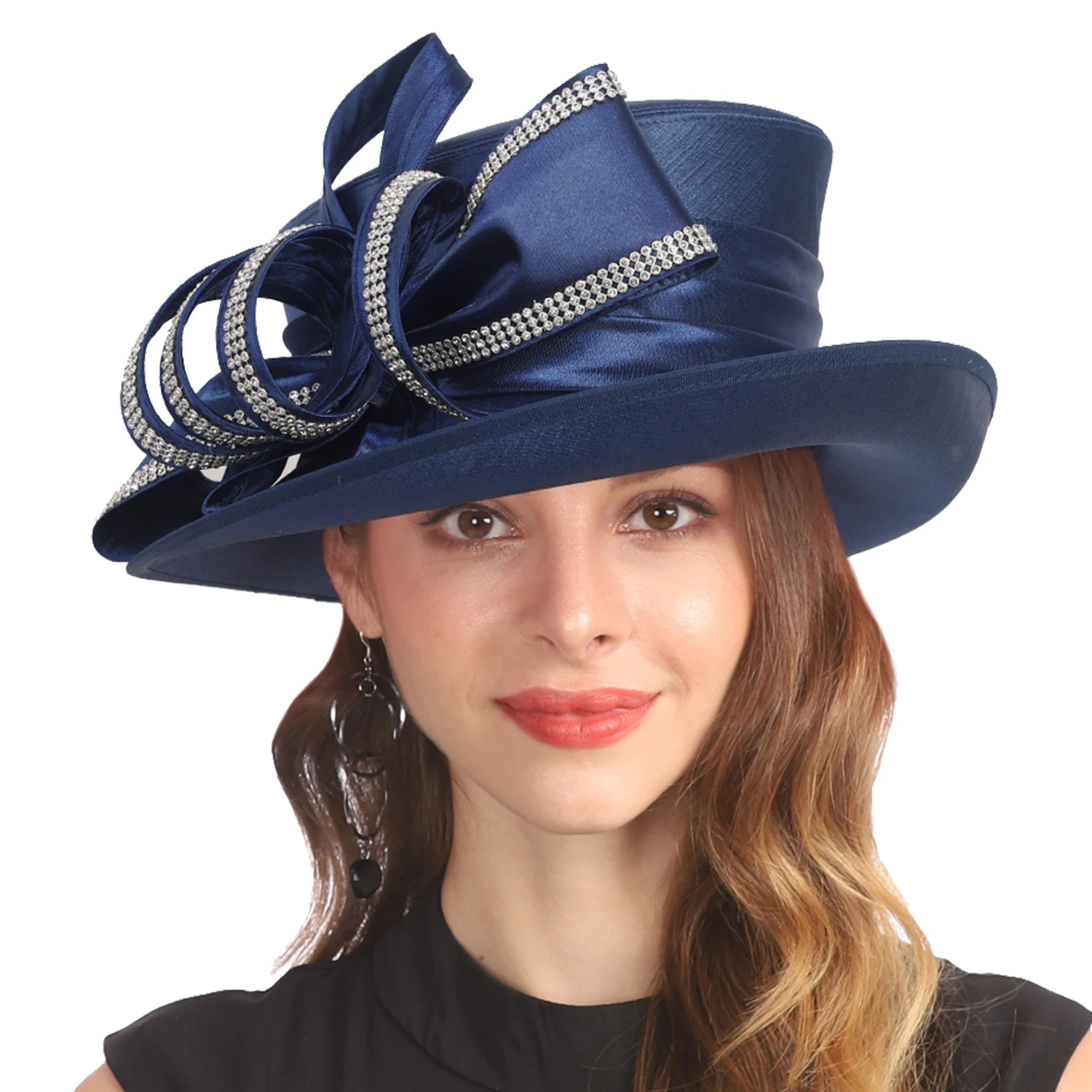 Elegant Church Dress Hat for Women - Kentucky Derby, Tea 