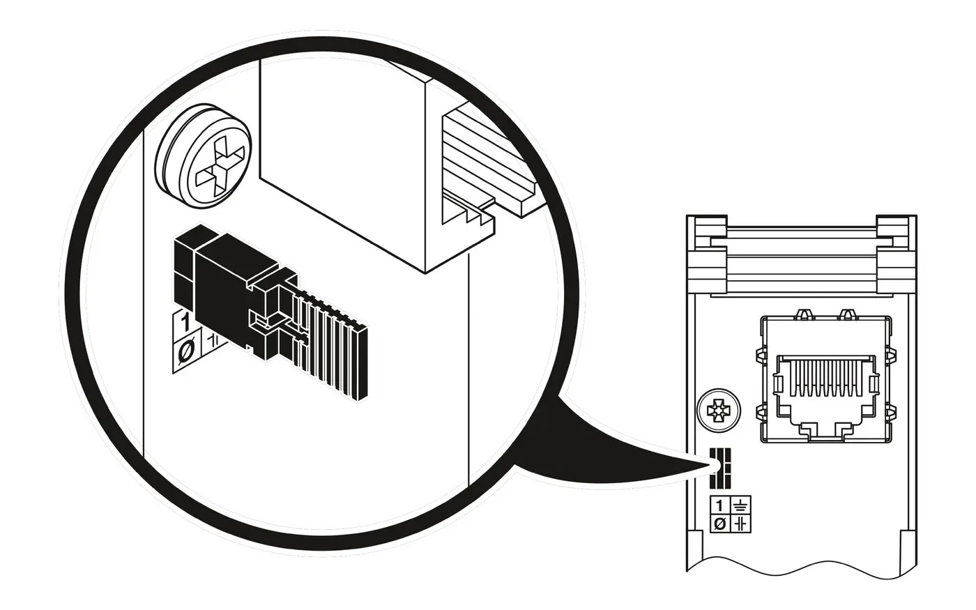 2901646 FL-PP-RJ45/RJ45 Phoenix контактная