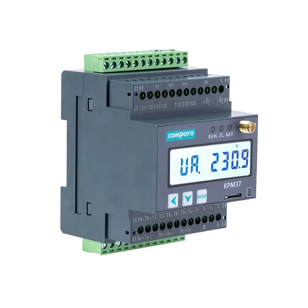 MQTT Smart 3-Phase Energy KWH Meter Monitor WIFI Connectivity Power Meter with CT Type