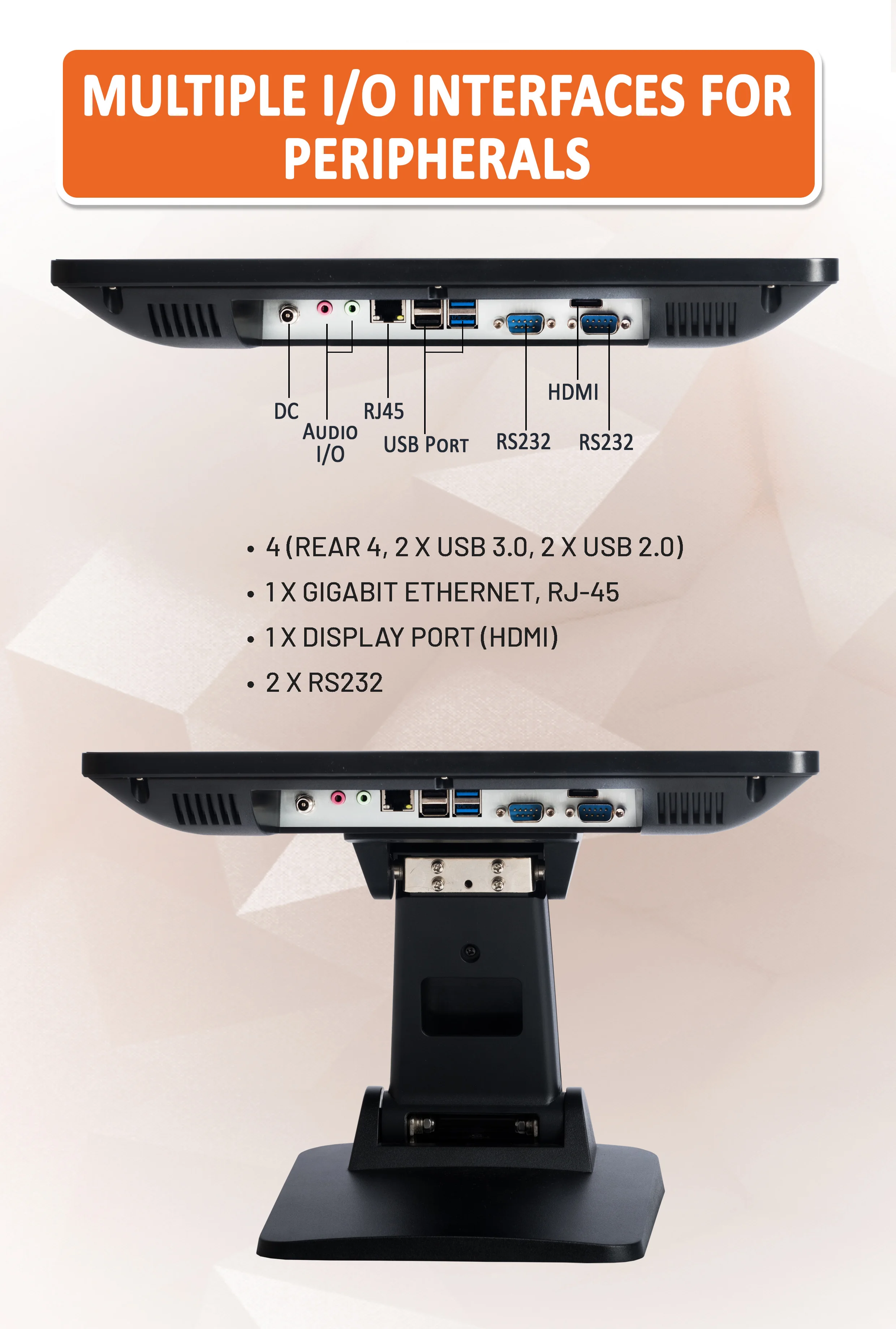 New Arrival 15 Inch Aio Pos Systems Foldable Retail Store Cash Register ...