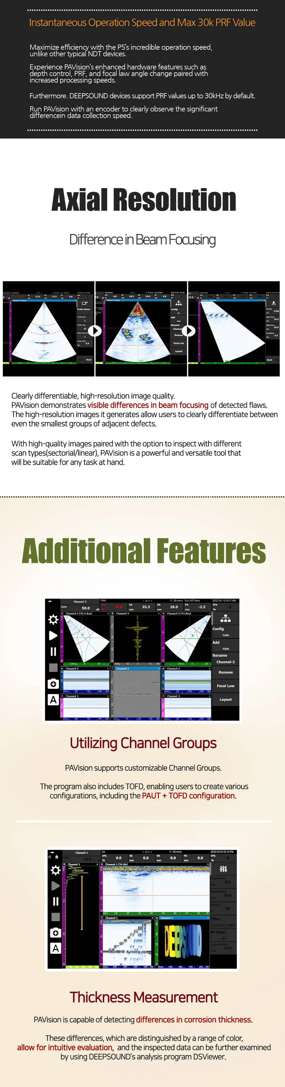 DEEPSOUND P5 Ultrasound NDT Program - Portable & Efficient
