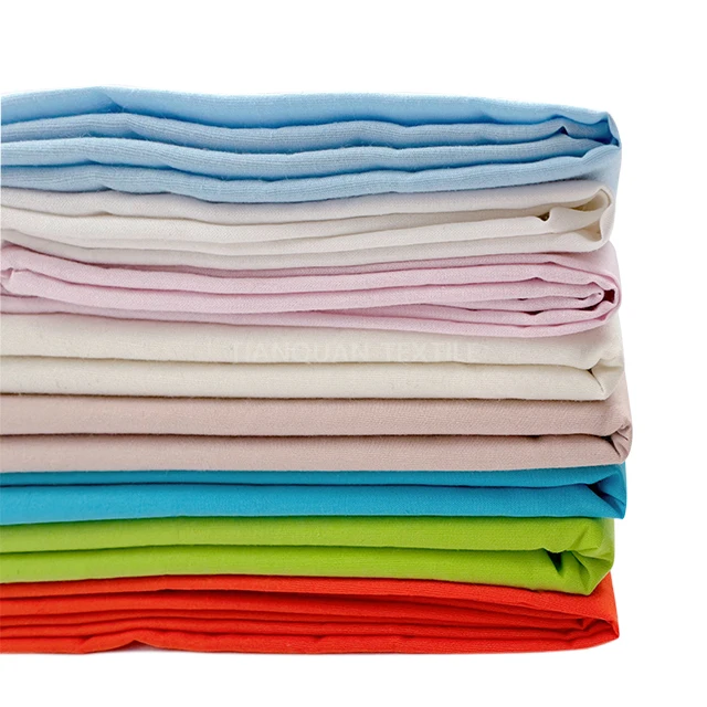 Плотная и прочная ткань TC T/C 90/10 45*45 110*76 Вес 100gsm карманная от keqiao