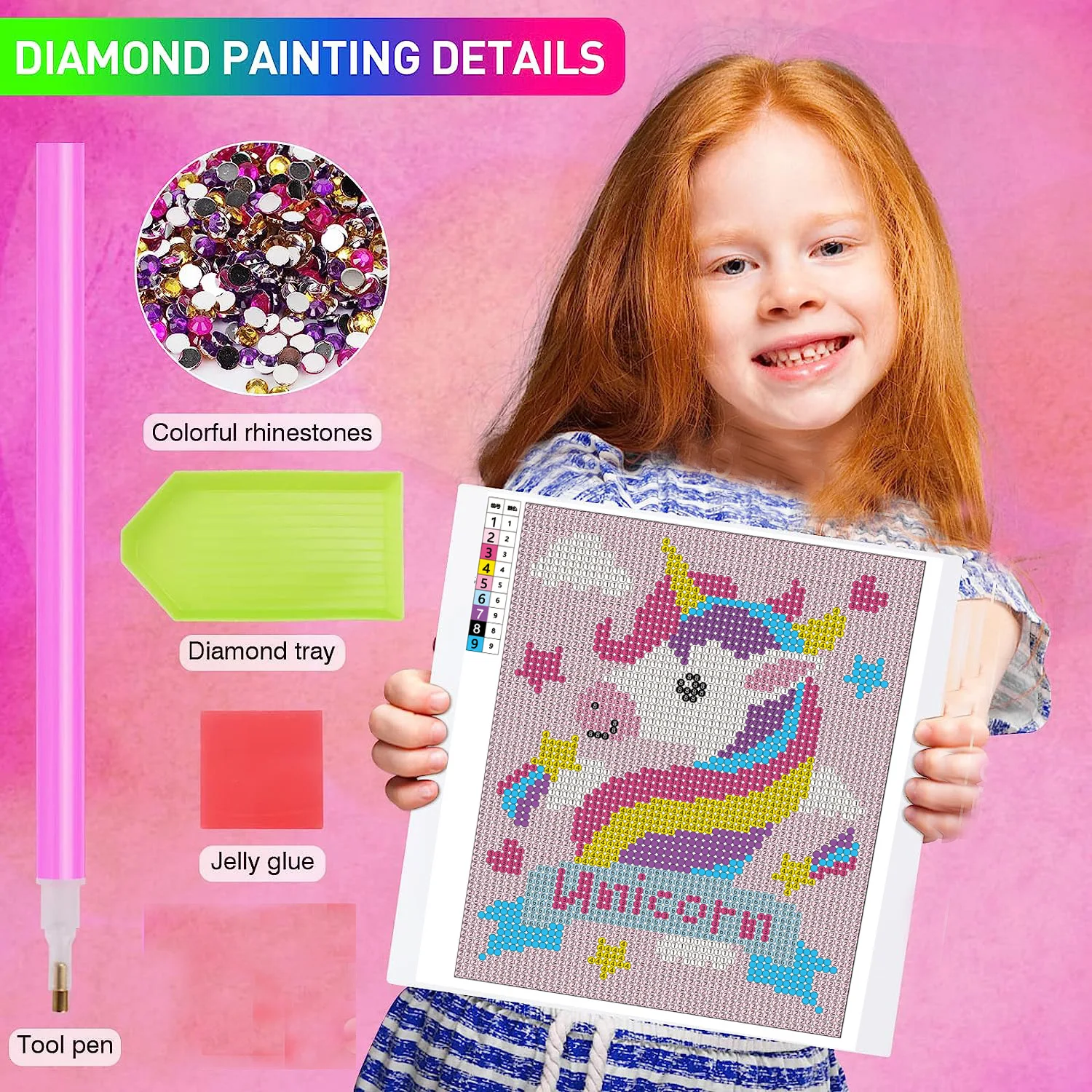 15*19cm Diy 5d Diamond Painting Kits Square Drill Diamond Painting