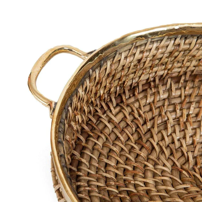 Best Selling Decorative Metal Wire Storage Basket With Gold Plated Finishing Round Shape for Home Decoration