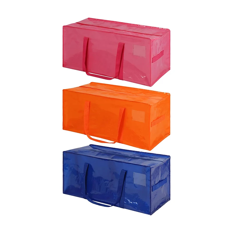 Custom Printed Waterproof Recycled Handle Grocery Shopping Bags pp Woven Bags