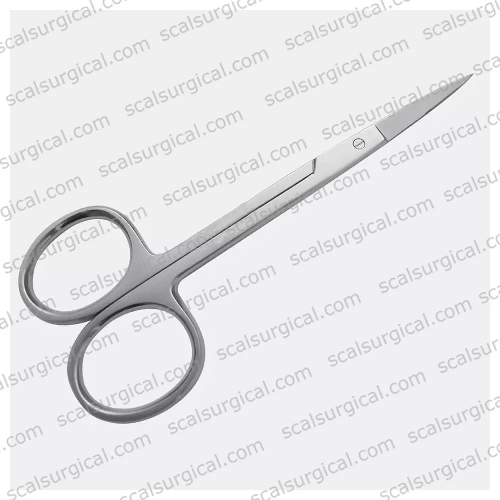 Lot De 2 Ciseaux à Iris XPRS 4.5" Incurvés - Embouts Nets/Émoussés - Premium