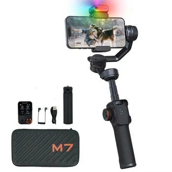 Hohem  M7 Cell Phone Gimbal Stabilizer 3-axis Anti-Shake Stands Extendable Selfie Stick for Live Vlog