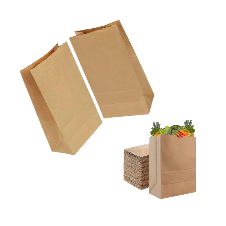 Biodegradable Food Paper Bag Custom Ecofriendly Fast Delivery