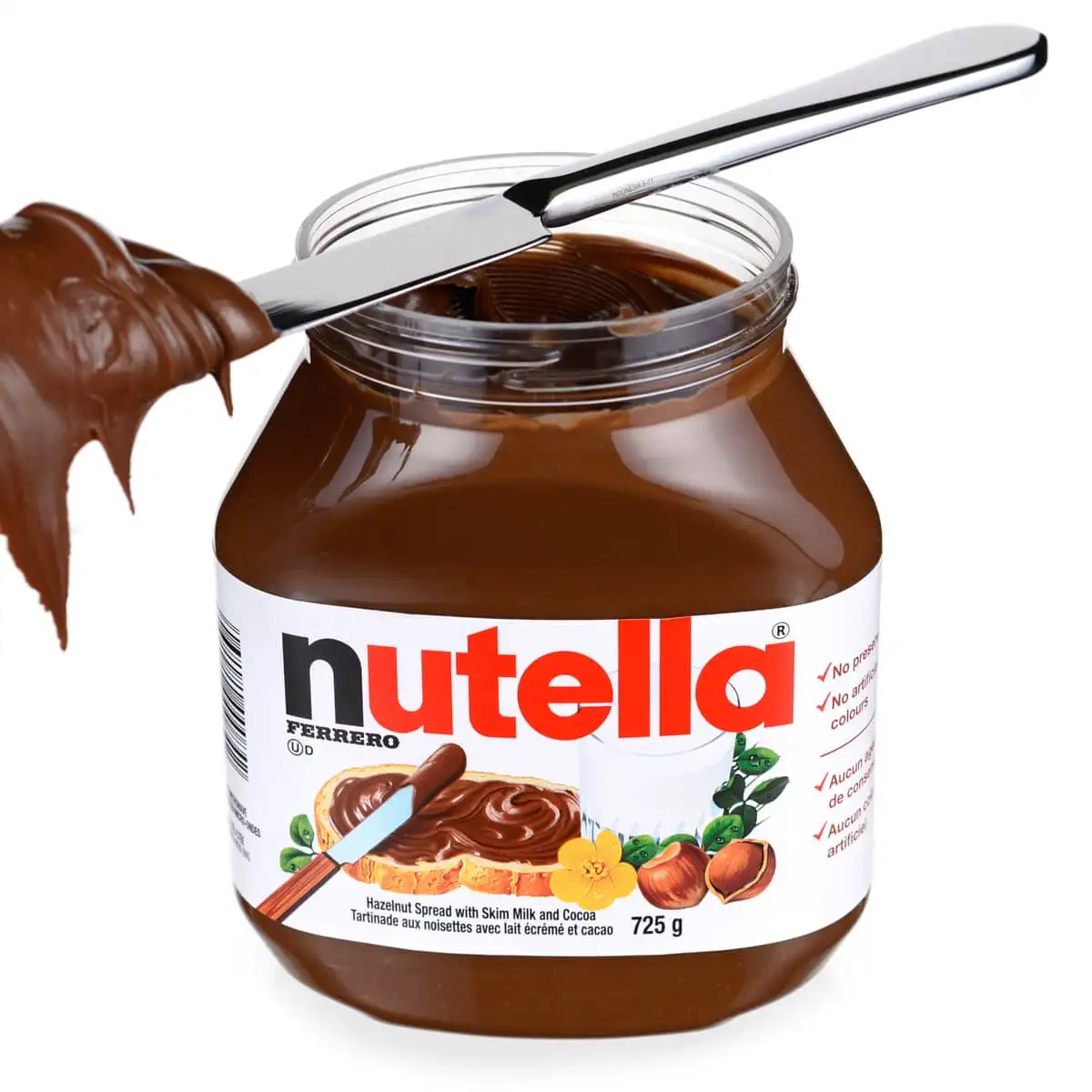 Nutella Hazelnut Spread 350g 12.4oz, Glass Jar - Imported From Poland