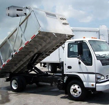 Heavy Duty New Dump Truck Body 16' Box Heavy Duty 1/4 Floor Electric Tarp A50 Steel Bed