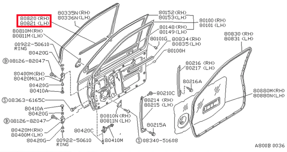 Weatherstrip Window Molding Trim Seal Belt Replacement For - View #7