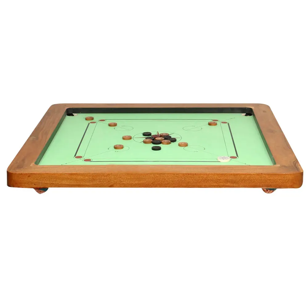 Tavola Da Gioco A Quadri Per Carrom, In Legno Di Kikar, Prodotto - Foto 2