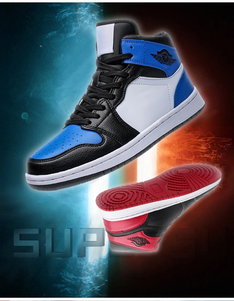 Hightop Basketball Shoes Aj1 New Thicksoled Heightened College