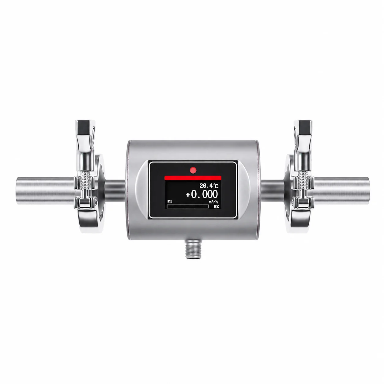 FMX240 Compact Electromagnetic Flow Meter for Water and Conductive Liquids DN6-DN65 ±0.5% RS485 Modbus RTU IP67