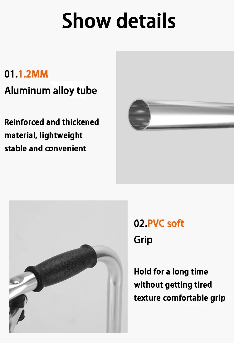 Convenient Multifunctional Walking Aid For The Elderly With Disabilities High Quality Aluminum