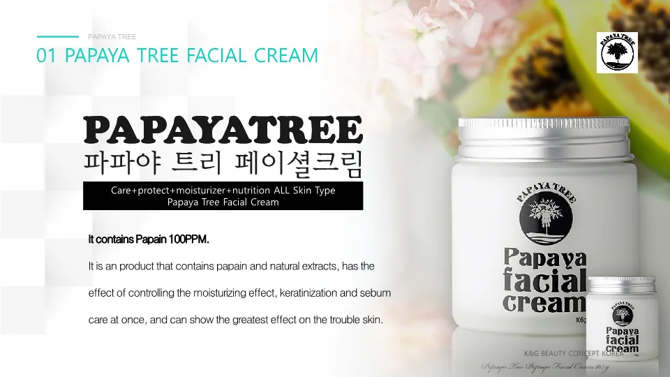 Papaya Tree Skin Smoothing Mist Amazon Hot Selling Korean Beauty Papain