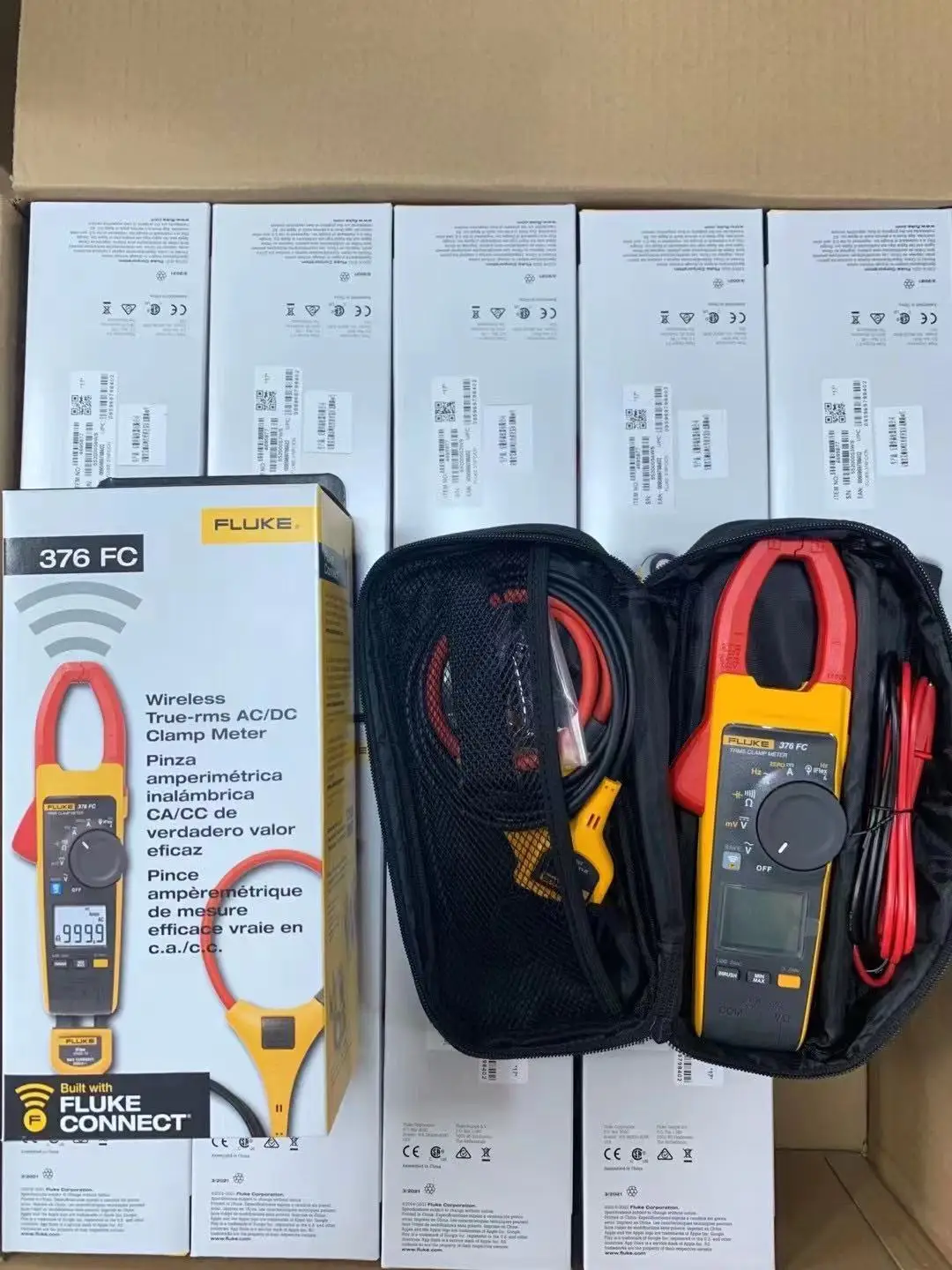 Fluke 376fc True Rms Ac Dc Clamp Meter With Iflex Best Selling Digital