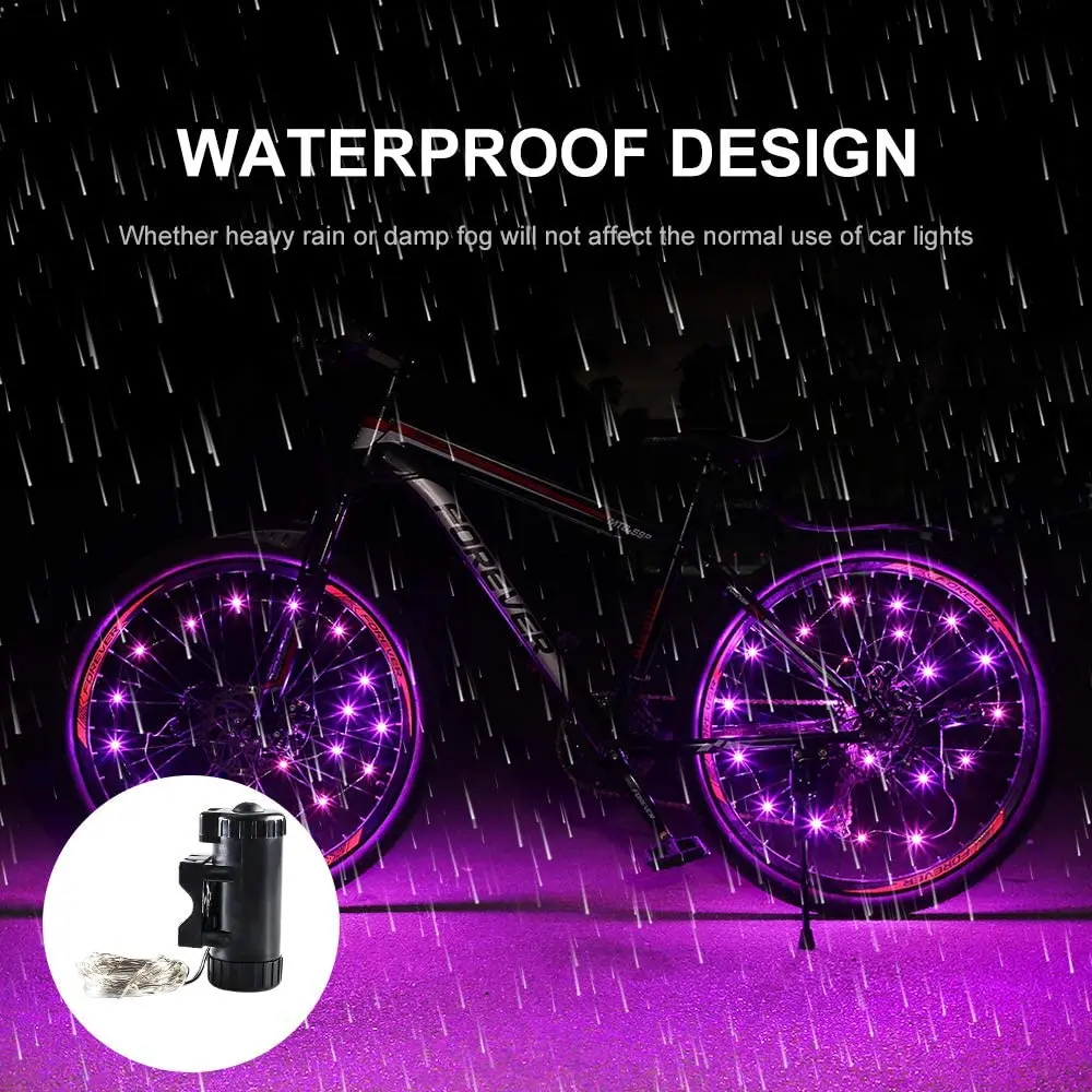 Tire Pack LED Bike Wheel Lights Ultra Bright Waterproof