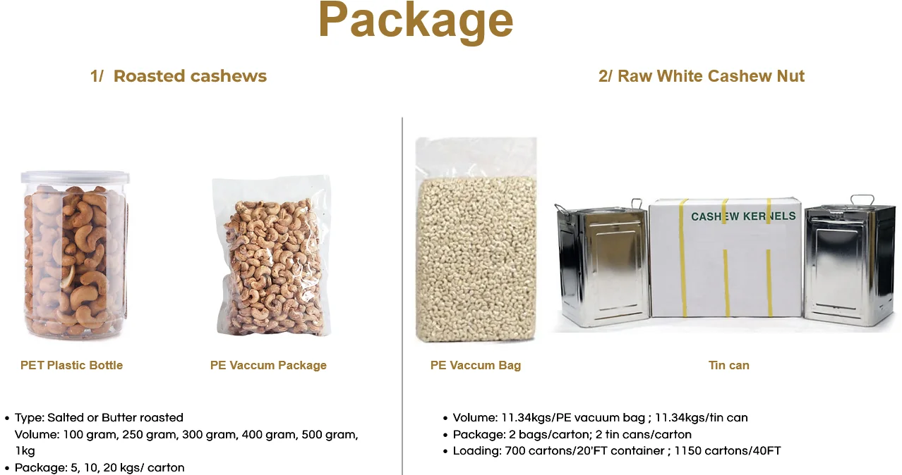 Premium W320 Grade Cashew Nuts, white cashew, salted roasted cashews, butter roasted cashews, broken cashews