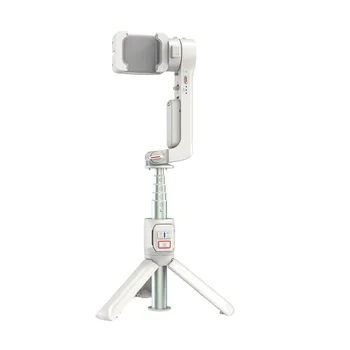 A10 Handheld Anti-Shake Fill Light Selfie Stick Mini Gimbal Stabilizer for Mobile Phone Holder Tripod detail image