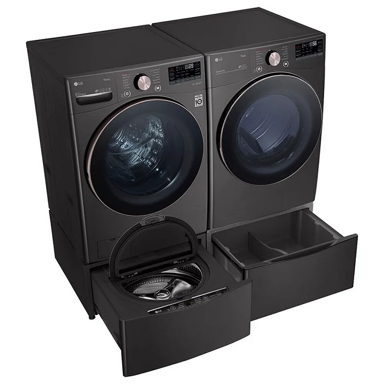 Fully Assembled Front Loading Washer And Dryer Pair4.5cu.ft Washer And