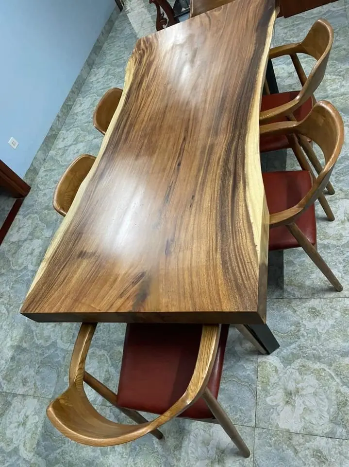 Saman Natural Solid Table For Kitchen With Good Price Buy Epoxy Resin