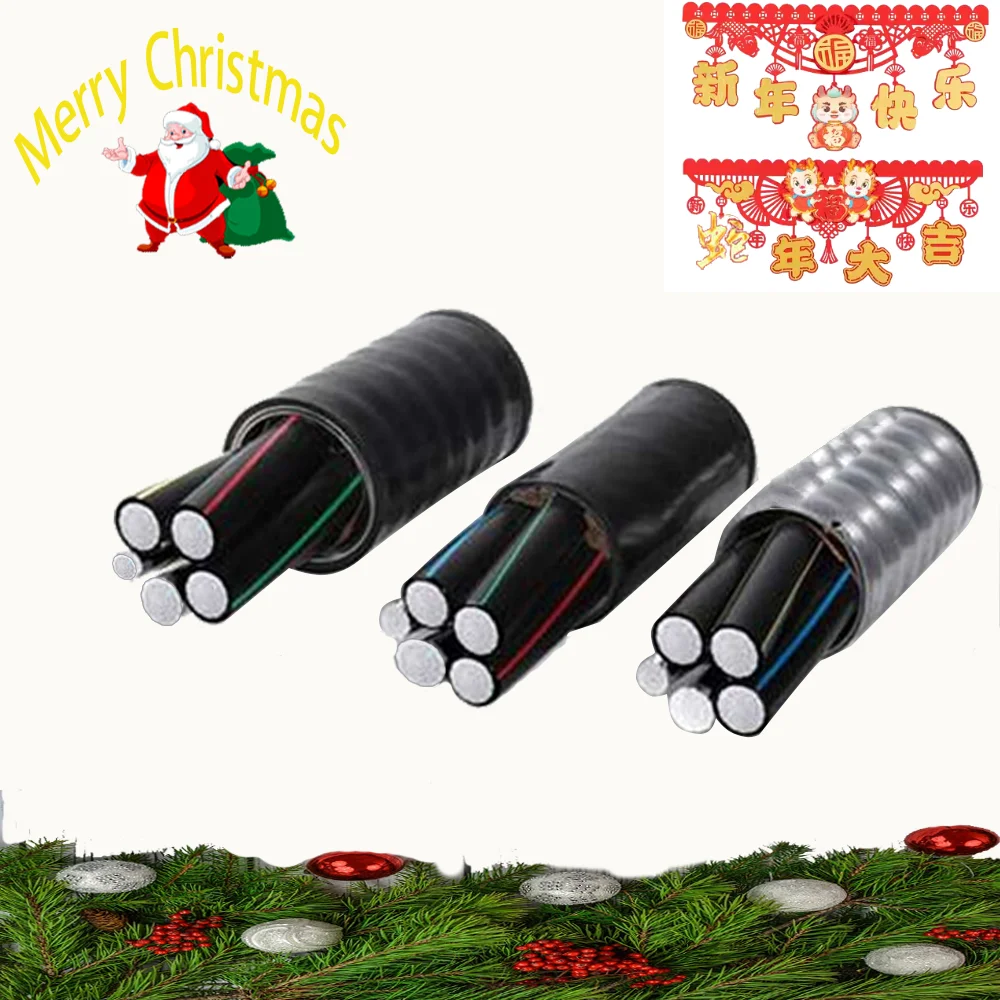 Christmas and New Year 5-core Aluminum Alloy Conductor   Environmentally Friendly 16---400mm2 Low Voltage Power Cable