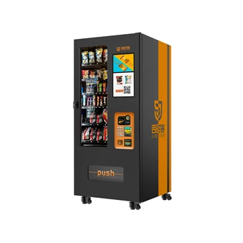 JSK Looking For Agent Combo Snack Cold Drink 21.5 Inches Touch Screen Vending Machine Combo Beverage Vending Machine for snack