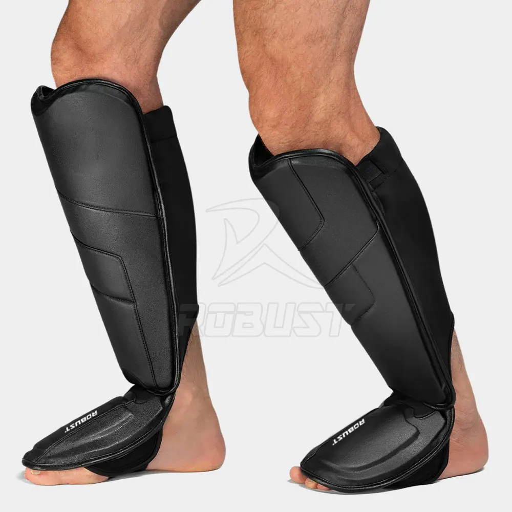 Muay Thai Shin Guards With Foot And Knee Protection Lightweight Shin