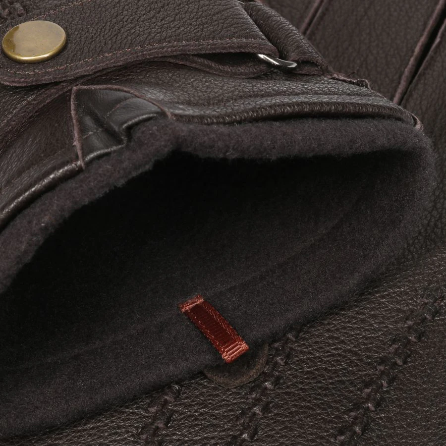 Мужские зимние водонепроницаемые перчатки из натуральной овчины