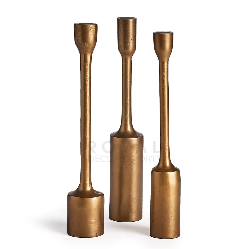 Metal Tabletop Candlestick Set Centerpieces For Wedding Table Candle