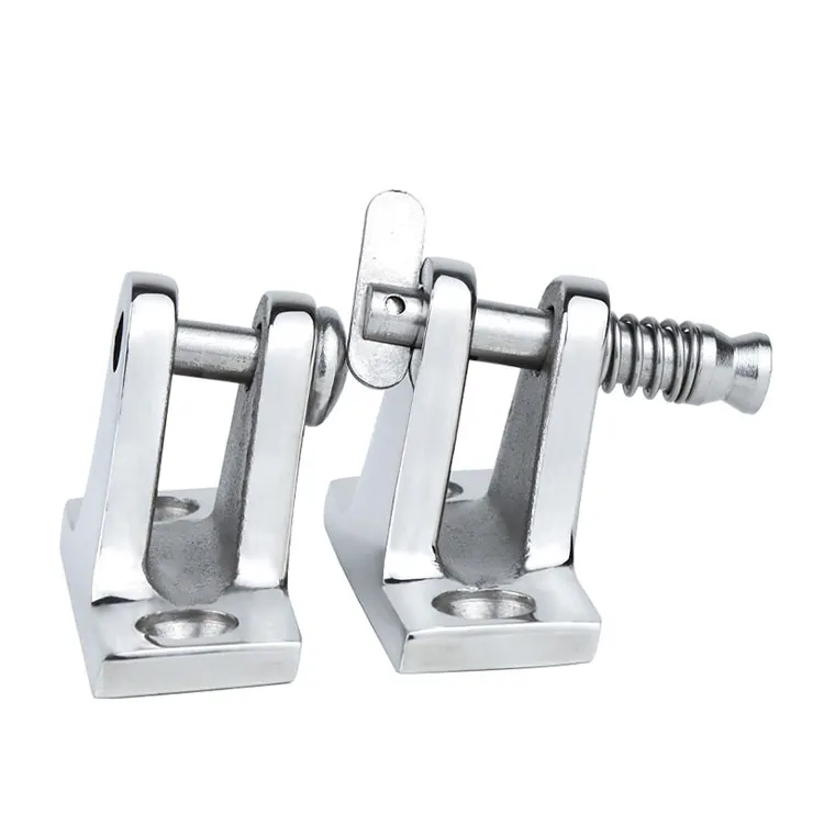 Base de Selim Angular em Aço Inoxidável Acessório de Convés Marítimo